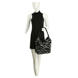Zebra Rhinestone Pattern Shoulder Bag