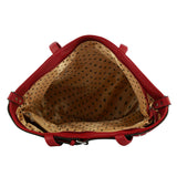 Belted Rhinestone Covered Tote Handbag
