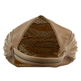 Rhinestone Accented Hobo Handbag