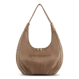 Rhinestone Accented Hobo Handbag