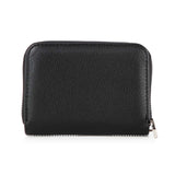 Rhinestone Design Petite Zip Around Wallet