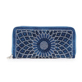 Rhinestone Pattern Accordion Fashion Wallet