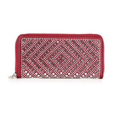 Unique Rhinestone Design Accordion Wallet