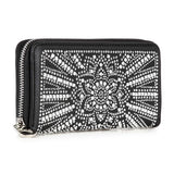 Boho Bling Accordion Wallet