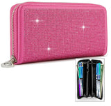 Dazzling Accordion Wallet - Fuchsia