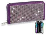 Dazzling Accordion Wallet - Purple