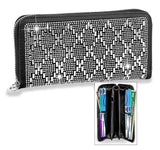 Rhinestone Pattern Bling Wallet