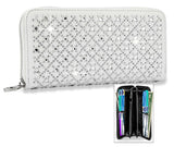 Dazzling Rhinestone Pattern Wallet