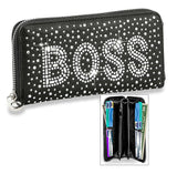 Bling Boss Rhinestone Wallet