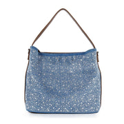 Rhinestone Denim Fashion Hobo