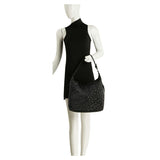 Dazzling Rhinestone Hobo Handbag