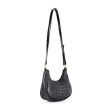 Alligator Embossed Shoulder Bag