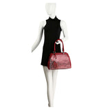 Rhinestone Accented Hand Tote