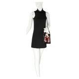 Retro Red Heels Print Petite Hand Tote