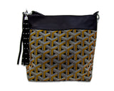 Trendy Rhinestone Patterned Hobo Handbag