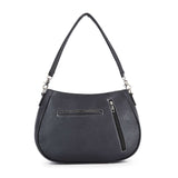 Stud and Chain Accented Skull  Hobo  Handbag