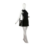 Decorative Cross Accented Top Flap Crossbody Sling