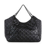 Stunning Quilted And Rhinestone Shoulder Bag