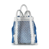Rhinestone Basketweave Drawstring Backpack