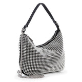 Petite Rhinestone Covered Hobo Handbag
