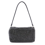 Petite Rhinestone Bling Shoulder Bag