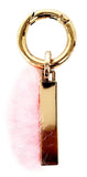 Whimsical Feather Purse Charm  - Pink