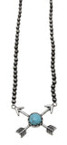 Arrow Stone Pendant Necklace - Turquoise