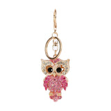 Owl Rhinestone Purse Charm