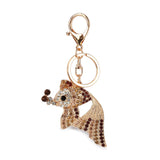 Colorful Rhinestone Fish Purse Charm