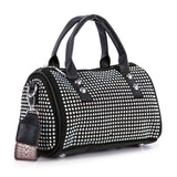 Dazzling Rhinestone Petite Satchel Handbag