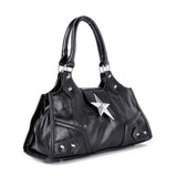 Unique Star Accented Hand Tote