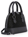 Sparkling Rhinestone Accented Petite Satchel