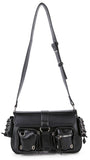 Urban Whipstitch Accented Petite Shoulder Bag