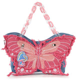 Unique Denim Butterfly Hand Tote