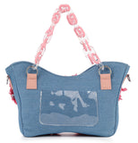 Unique Denim Butterfly Hand Tote