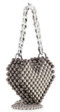 Beaded Heart Shaped Evening Bag