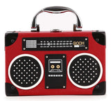 Retro Boombox Petite Shoulder Bag