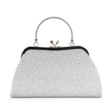 Glittery Pleated Petite Evening Bag