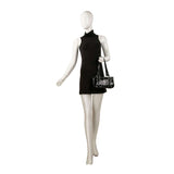 Chain And Cross Accented Shoulder Bag
