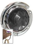 Gem Design Purse Hanger - Black