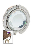 Gem Design Purse Hanger - Clear