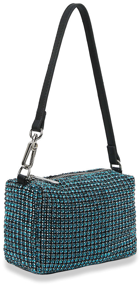 Colored Gemstone Petite Shoulder Bag - LQ208-TL