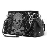FH Skull and Crossbones Fashion Handbag