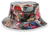 Obama Magazine Print Fashion Hat - Multi