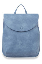 Slim Convertible Fashion Backpack - Light Blue