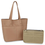Two Piece Organizer Tote Set - Taupe