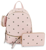 Three Piece Fashion Backpack Set - LSG002-1W-BS