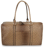 Classic Embossed Carry-On Satchel