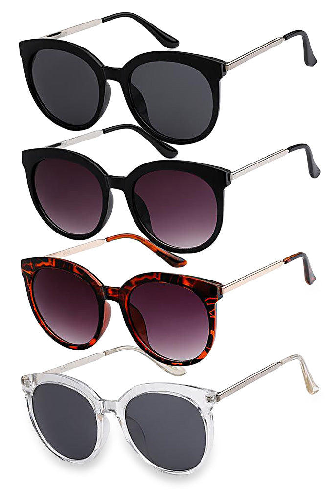 Trendy Fashion Sunglasses - Assorted Box (1 Dozen)