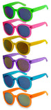 Colorful Trendy Fashion Sunglasses - Assorted Box (1 Dozen)